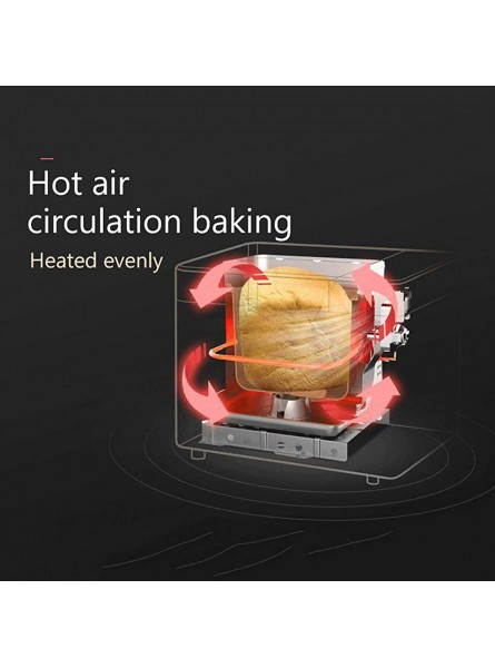 Bread Makers for Home Automatic Breadmaker Machine Sourdough LCD Display 3 Loaf Sizes & 3 Colors 1H-Warming Function 25 Programs 13 Hours Delay Timer with Nut Dispenser - NLJUQQV2