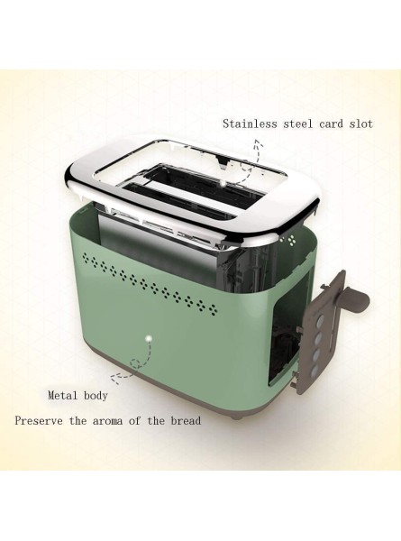 HAOTING Toasted Sandwich Plates,Breadmakers,Multifunctional Toaster,Automatic Fast Heating Bread Make With 6 Modes Of Control,Home Breakfast Machine With Dust Cover - CVCC09F3