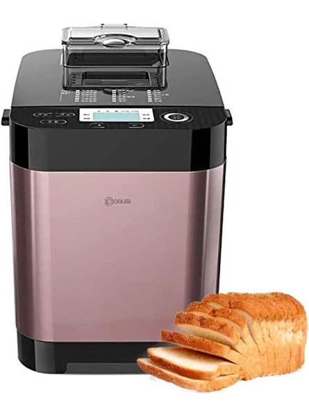 Home Bakery Breadmaker Automatic Programmable 18 in 1 Bread Maker Machine with Smart Nut Dispenser 13 Hours Delay Timer for Cakes Pasta Yogurt Fermentation Baking - DXAIU6M2