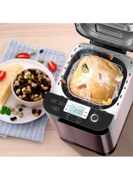 LXDDP Bread Machine Compact Fast Breadmaker 450W Appointment Time 13 Hours Reservation Function 18 Nutrition Menu Automatic Fruiting Heat Preservation - XLNMNQRK