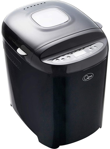 Quest 34049 Bread Maker 11 Settings 900g Capacity Delay Timer Keep Warm and Memory Functions Recipes and Accessories Included Black Colour - DACWUA56