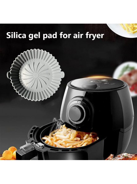 Air Fryer Silicone Liner 6.3 7.5 in Reusable Non-Stick Air Fryer Liners Mats BPA Free Air Fryer Accessories Round Air Fryer Basket for Oven,Microwave Cake Baking Pans,Home Kitchen - YNYD50I2