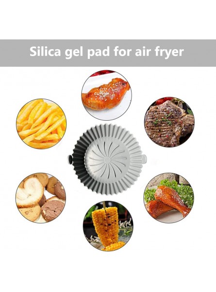 Air Fryer Silicone Liner 6.3 7.5 in Reusable Non-Stick Air Fryer Liners Mats BPA Free Air Fryer Accessories Round Air Fryer Basket for Oven,Microwave Cake Baking Pans,Home Kitchen - YNYD50I2