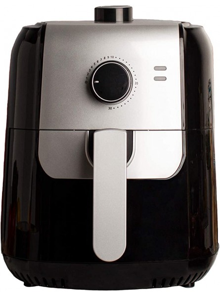 Haden Large Air Fryer – Low Fat Family Size Air Fryer with Timer and Temperature Control 5.5 Litre Black & Silver CE06 - VZXJDVG8