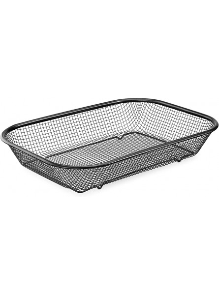 Navaris Oven Air Fry Tray Non-Stick Grill Rack for Frying Roasting Chips Nuggets Meat Fish Poultry Vegetables Frying Grill Basket - IDPPQUN0