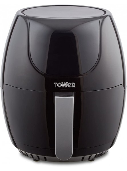 Tower T17067 Vortx Family Size Digital Air Fryer with Rapid Air Circulation 60-Minute Timer 4L 1400W Black - HBTUROQ2