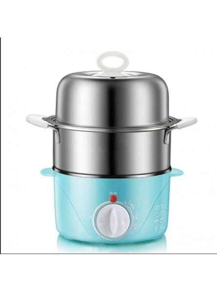 DYXYH Electric Steamer Household Small Stainless Steel Multi-Function Automatic Power-Off Double-Layer Steamed Vegetables Breakfast Bun Electric Steamer - YQXL43YE