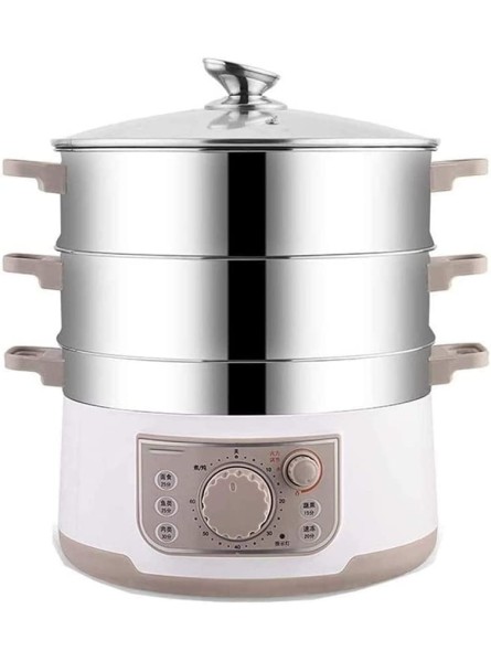 Electric Steamer Multifunctional Household Food Grade 304 Stainless Steel Large-Capacity Steaming Pot Plug in Electric Steam Pot - OLRC2HV1