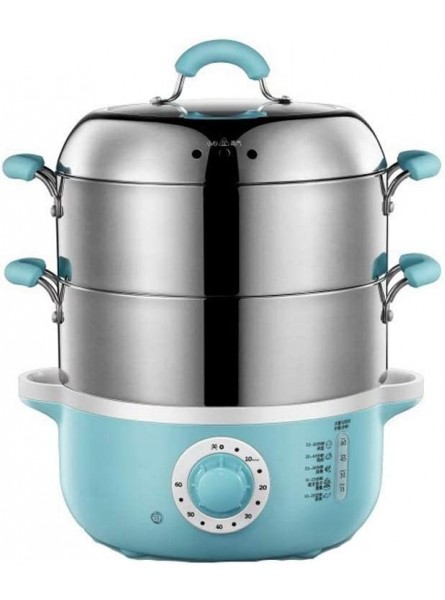 Household Multi-Function Electric Steamer 304 Stainless Steel Automatic Power Off Mini Small Steam Cage Steamer - LPNWPH68