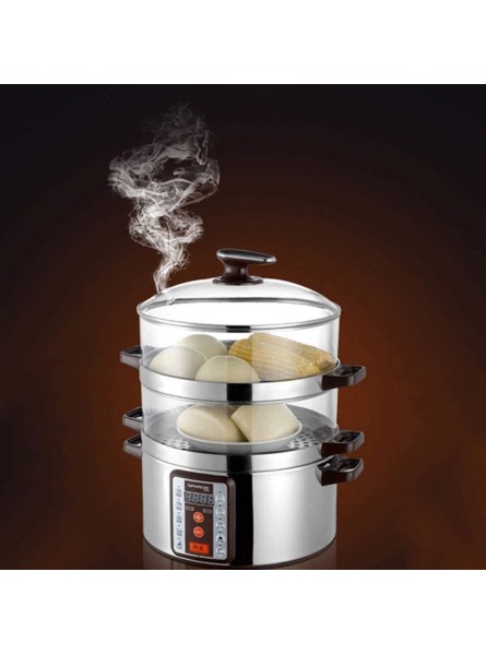 Large Multi-Function Capacity Electric Steam Timing Anti-Dry Insulation Food Steamer - LQOROE4N