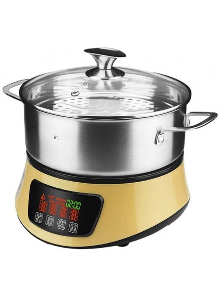Multifunctional Electric Steamer Household Steam Hot Pot Large Capacity Stainless Steel 304 Electric Hot Pot Sauna Pot - YAYRBJ6K