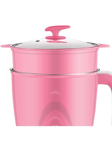ZHDBD Electric steamer，Household Multifunctional Electric Cooking Pot Layers Electric Steamer Multi Cooker Kitchen Machine Color : Double pink Size : Stainless steel - UUQJD62A