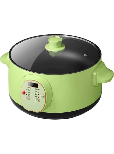 ZHDBD Electric steamer，Household Multifunctional Electric Cooking Pot Layers Electric Steamer Multi Cooker Kitchen Machine Color : Green Size : 20 smart+steamer - KKBBN111