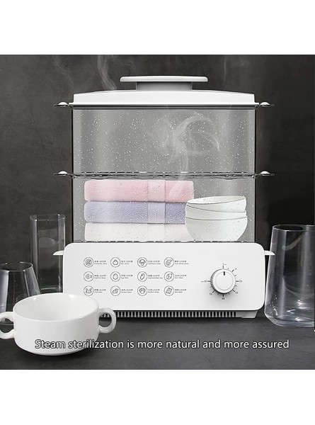 ZZLYY High Capacity Electric Steamer Multifunction 2 Layer Steamer for Cooking Machine Household Food Steamers Plug And Play More Convenient - EHKJESDJ