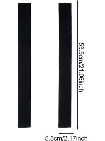 2pcs Stove Counter Gap Cover Gap Filler for Stovetop OvenBlack,Size:21inch - KSMO7Q6H