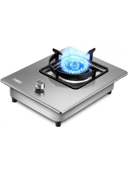 HJJ 4.5KW Gas Stove，Desktop Embedded Gas Stove，With Stainless Steel Panel And Flameout Protection，Suitable For Home Kitchen [Energy Class A] Color : Liquefied gas - YHNSBSX5
