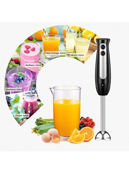 Hand Blender 2 in 1 | Stick Immersion Blender with 700 ml Beaker | 2-Speed Hand held Blender for Baby Food Juices Sauces and Soup | BPA Free | 400W - TKKY2A7N