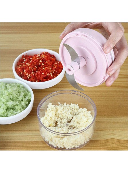 Mini Electric Garlic Chopper,Portable Ginger Grinder Powerful Chili Crusher Rechargeable Food Processor Multi-Function Vegetable Cutter Blender Mixer to Chop Meat Nut Fruit Walnut Peanut White-250ML - USGUUMQ3
