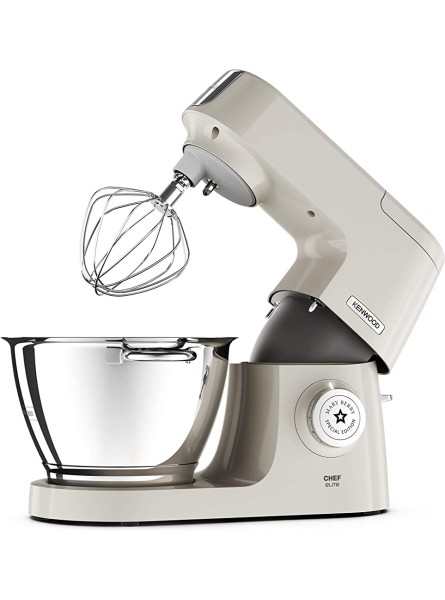 Kenwood KVC5100C Mary Berry Special Edition Chef Elite Stand Mixer 3 Bowl Tools Whisk Dough Hook & K-Beater Fast Cakes' Recipe Book Plastic Cream 4.6 L Special Edition - SMVCFQJS