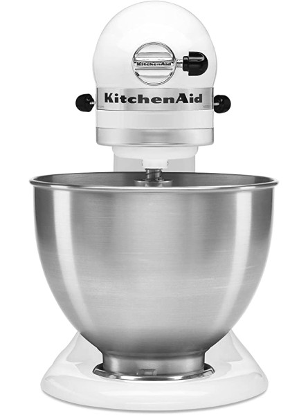 KitchenAid 5K45SSBWH Classic Stand Mixer 4.3 Litre White - EIJW5MO8