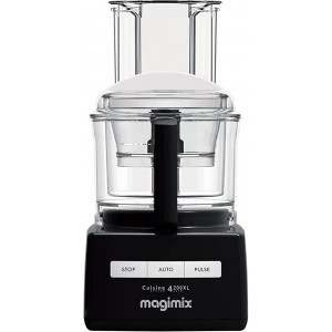 Magimix 4200XL Compact Food Processor & Blender | 3 ABS & BPA-Free Bowls | 3L Capacity | Quiet & Powerful Motor | Multifunctional 6 in 1 Solution | Black 18473 - YKENUAS1
