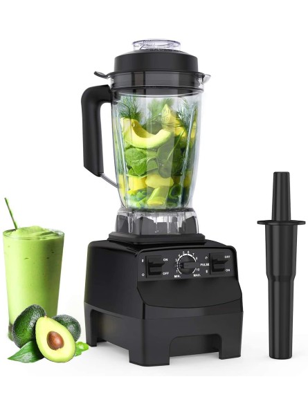 Blender Smoothie Maker 2000W Professional Countertop Blender with 10 Adjustable Speeds 2L BPA-free Tritan container,8 Stainless Steel Blades for Ice Soup Nuts - YTJO5OV7