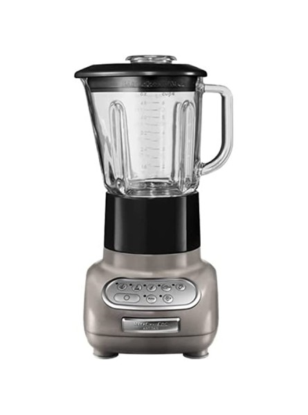 KitchenAid ARTISAN Blender with 1.5 L Glass Pitcher and 0.75 L 5KSB5553BCS Culinary Jar COCOA SILVER - EUYHYUIK