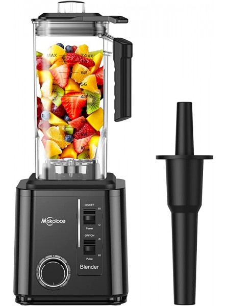 Makoloce Blender Smoothie Maker,2200W Countertop Blender and Food Processor Professional 35000 rpm with 10 Speed Control 2.2L BPA-Free Tritan Container Blender that Crush Ice  Juice Smoothie Nuts - LZDTS23T