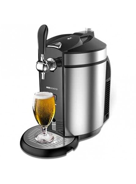 BeerMonster HomeDraught 5L Keg Beer Dispenser Tap with Integrated Cooling System for Ale Cider Lager & Beer Mini Bar Kegs - GGFZ2MAJ