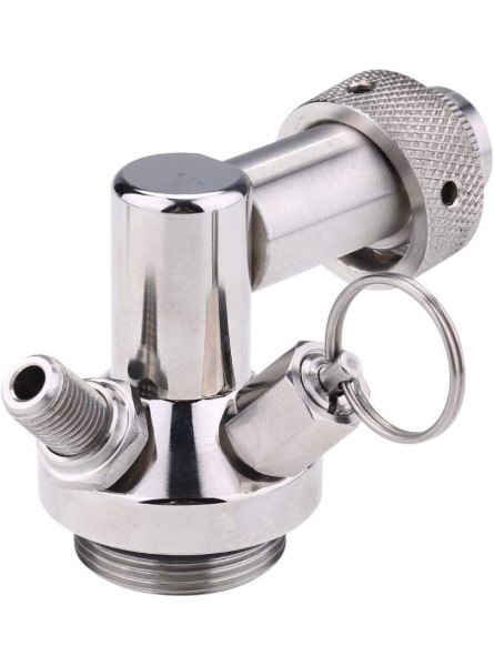 Stainless Steel Beer Spear Quick Fitting Connector Practical Homebrew Tool Mini Keg Dispenser Silver - FCEGQTQN