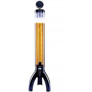 ZoSiP Mini Beer Keg Dispensers Beer Tower Drink Dispenser Home Bar Accessories Simple to Clean 1.5L 2L 3L Color : Black Size : 1.5L - JBLMSP3S