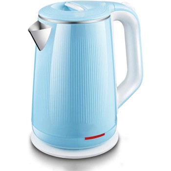 2 L Electric Tea Kettle Electric Kettle 1500 W Fast Boil Kettle Auto Shut-off & Boil Dry Protection,large Spout Retro Kettle For Easy Filling And Pouring Automatic Shut-off Cordless,Blue - PEFBHG3Y