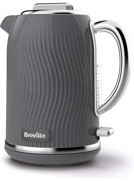 Breville VKT092 Flow Electric Kettle 1.7 L 3 KW Fast Boil Grey - FEGQF4BG