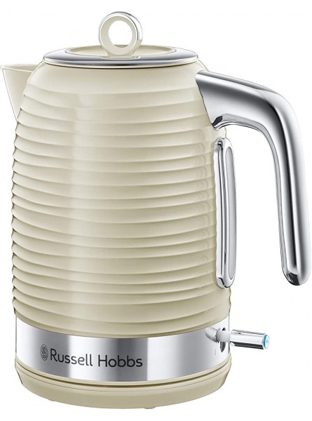 Russell Hobbs 24364 Inspire Electric Kettle 1.7 Litre Cordless Hot Water Dispenser with 1 Cup 45 Second Fast Boil Cream 3000 W - NVIVTI6X