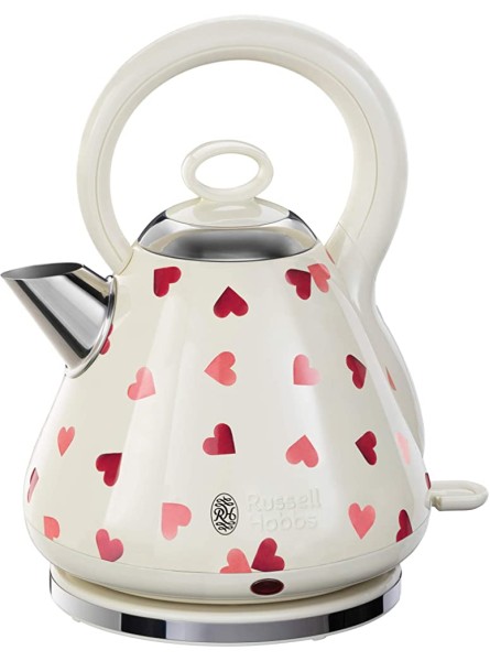 Russell Hobbs 28330 Emma Bridgewater Pink Hearts Kettle 1.7 Litres - QGJHFY3H