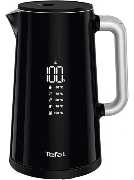 Tefal Smart’n Light KO853840 keep warm Digital Temperature Selection Kettle – 1.5L Black - HUSH3JBY