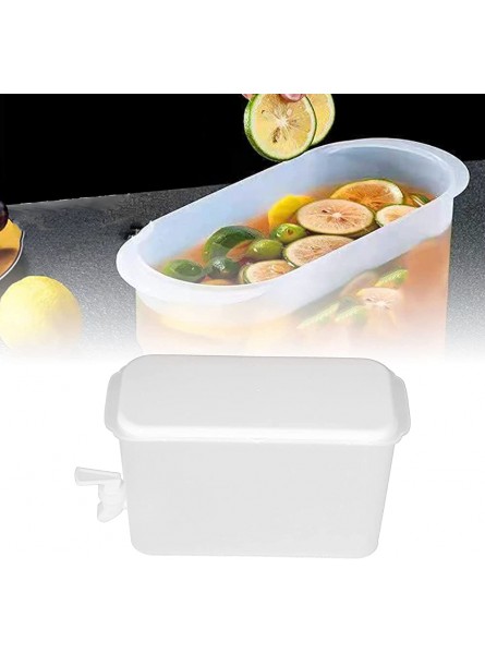 Longzhuo 3.5L Cold Kettle Family Ice Drink Bucket Fruit Tea and Beer Tub with Faucet for Family and Kitchen - MLLZRSGE
