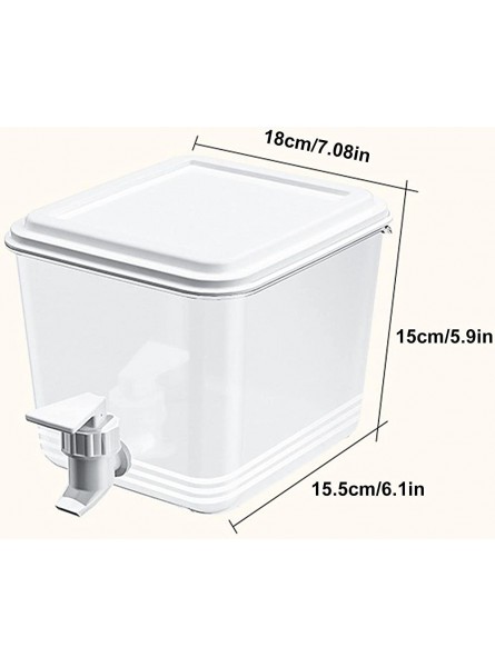 Unyee Refrigerator Cold Kettle Portable Fruit Teapot With Lid 5L Refrigerator Water Container For Kitchen Home Party Bar - XBSI6B2Y