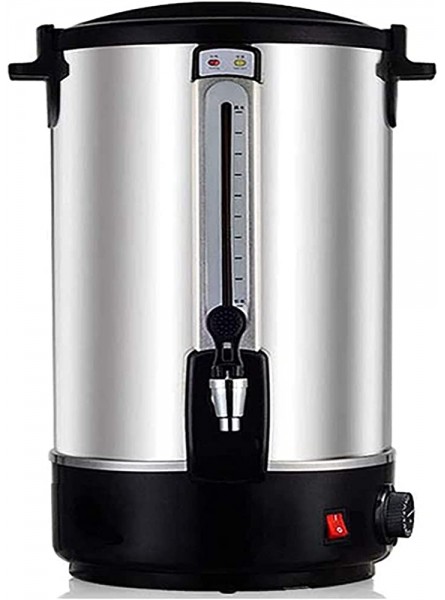 Aprilhp Commercial Electric Hot Water Boiler and Warmer Stainless Steel Insulated Barrel Double Walled Beverage Dispenser with Spigot for Hot Water Milk Tea Coffee Juice Home Party Use - LJZYYKE6