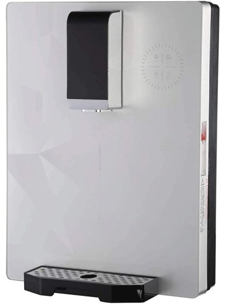 STRAW Hot Water Dispensers Family Mini Desktop Water Dispenser Instant Fast Heating Adjustable Temperature Color : Silver - LMZD7M08