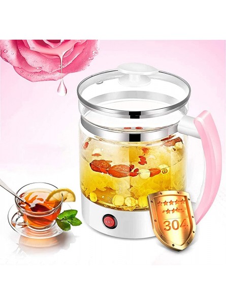 IVQAPP Glass Electrikettle Health Pot Flower Teapot One Tea Maker 1.8L 1.9Qt - PHFS3M4B