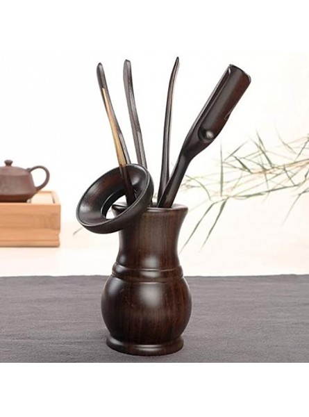 LWL House Home Decoration Ebony Wood Tea Set tea Tray Accessories Tea Clip Durable - ZLMR4U41
