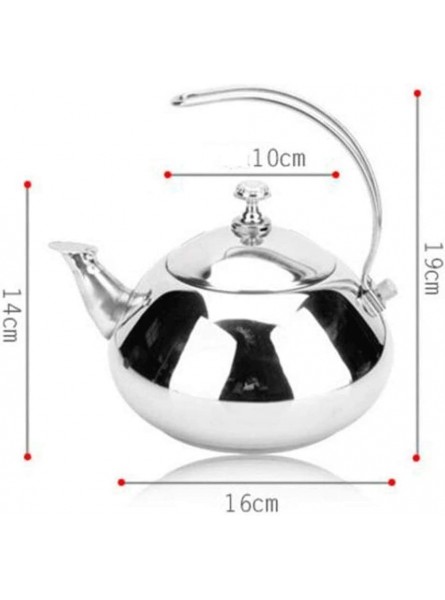 OH Stainless Steel Thick Teapot Kettle Home Office Restaurant Hotel Appliances Induction Cooker Gas Stove Tea Coffee Maker Boiler for Hot Water Safety - STXZYD43