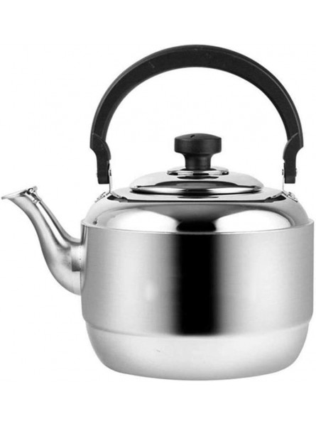 OH Stainless Steel Whistling Tea Kettle with Mesh Infuser Hot Water Pot Removable Lid Covered Handle Big Teapot Kitchen Accessories - AXZWBY4T