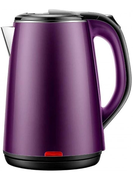 XQJYSH Electric Kettle Automatic Power Off Household Large Capacity 24 Hours Insulation 1500W Insulation Integrated Stainless Steel 1.8L Color : PURPLE - GSICKQDT
