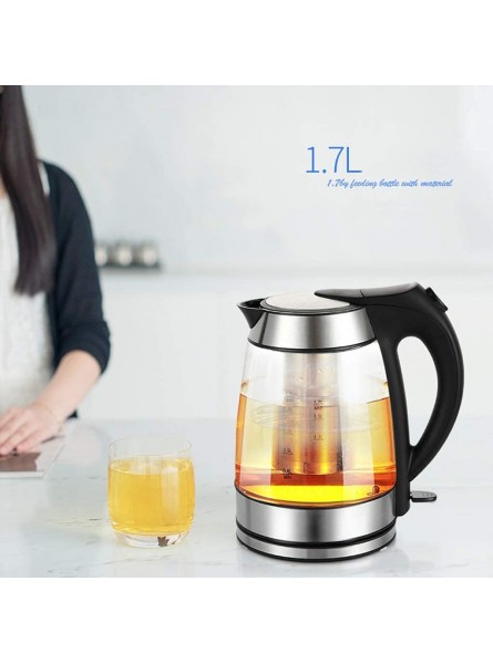 YYAI-HHJU Tea Maker Black Tea Steam Automatic Electric Teapot Glass Electric Mini Office Steaming Tea Health Pot - AEFH8Y6B