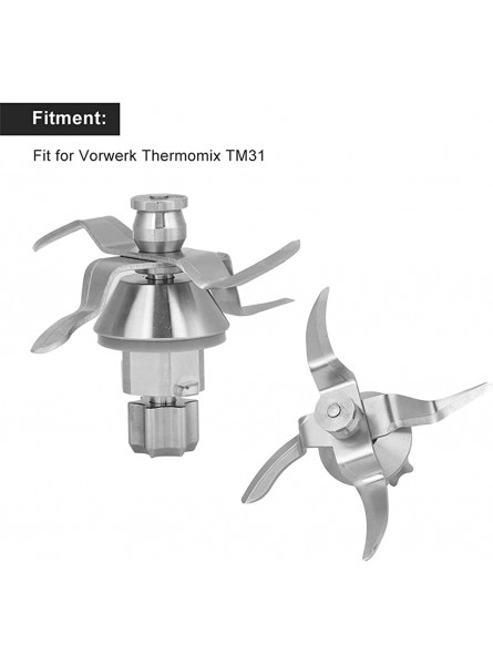 304 Stainless Steel Blender Blade Blade Replacement Part Accessories Fits for Vorwerk Thermomix TM31 - FVLFX2MQ