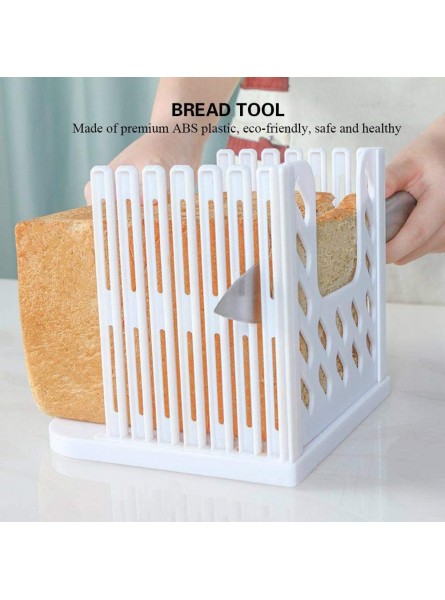 Bread Cutter Bread Cutter Evenly Slicing Guide with 4 Thickness Bakery Home Kitchen Tool - CQWW09ET
