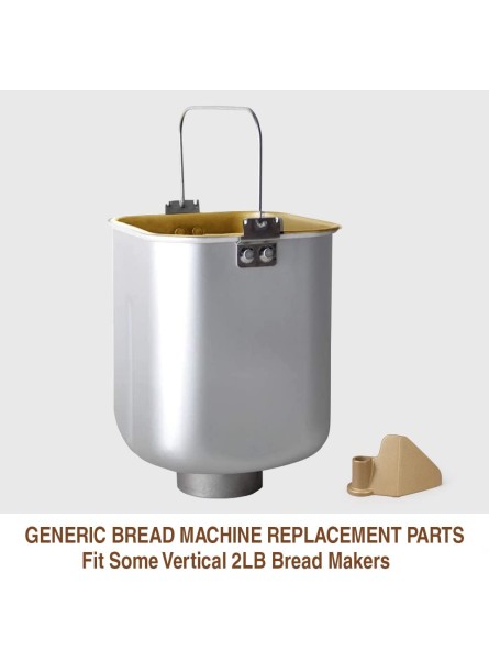 KITCHENARM Original Replacement Parts 1-Piece Non-Stick Bread Pan for Bread Machine KA8520 KA8510 - ITWHYQFK