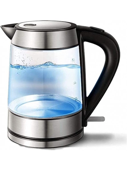 Kitchen Electric Kettle Glass Tea Kettle,Large Capacity With Light Auto Shut-Off And Boil-Dry Protection Heats Up Quickly Easily Boiler - ENHN52TX